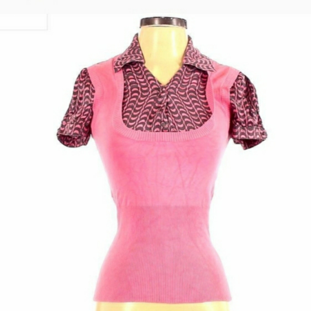 Bebe pink blouse